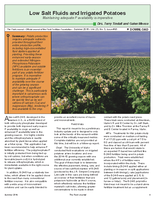 Low Salt Fluids and Irrigated Potatoes