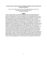 In-Season Precision Applications of Fluid Fertilizer to Optimize Cotton Productivity and Nitrogen Use Efficiency