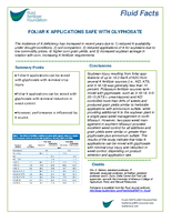 Foliar K Applications Safe With Glyphosate