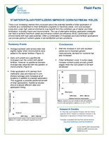 Starter/Foliar Fertilizers Improve Corn/Soybean Yields