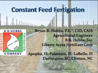 Constant Feed Fertigation