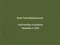 Storage Tank Maintenance Issues