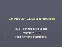 Tank Failures – Causes and Prevention