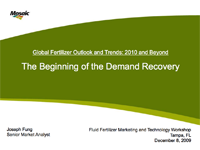 Global Fertilizer Outlook and Trends: 2010 and Beyond – The Beginning of the Demand Recovery