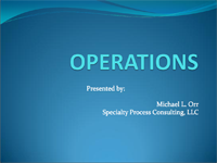 Operations