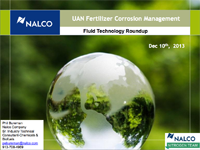 UAN Fertilizer Corrosion Management