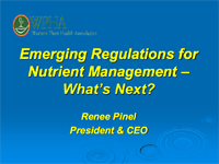 Emerging Regulations For Nutrient Mgt.