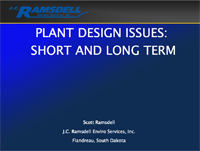 Plant Design Issues: Short and Long Term