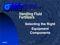 Handling Fluid Fertilizers