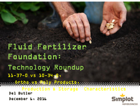 Ortho vs Poly Products, Production & Storage Characteristics