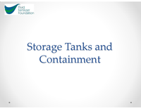 Storage Tanks and Containment