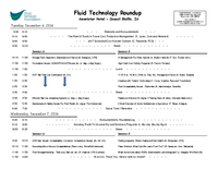 2016 Fluid Fertilizer Technology Roundup Agenda