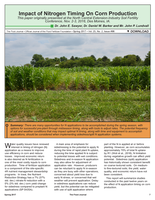 Impact of Nitrogen Timing On Corn Production