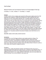 Balanced Nutrition and Crop Production Practices for Closing Sorghum Yield Gaps