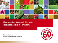 Micronutrient Compatibility With Pesticides and NPK Fertilizers