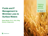 Fluids and P Management to Minimize Loss to Surface Waters