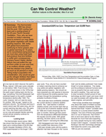 Can We Control Weather?