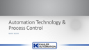 Automation Technology and Process Control – Mark Mohr